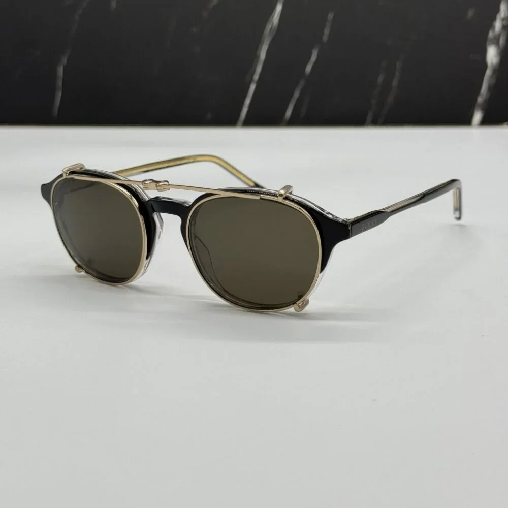 NEW GUCCI GG1212S 002 SUNGLASSES MEN ROUND BLACK EYEWEAR